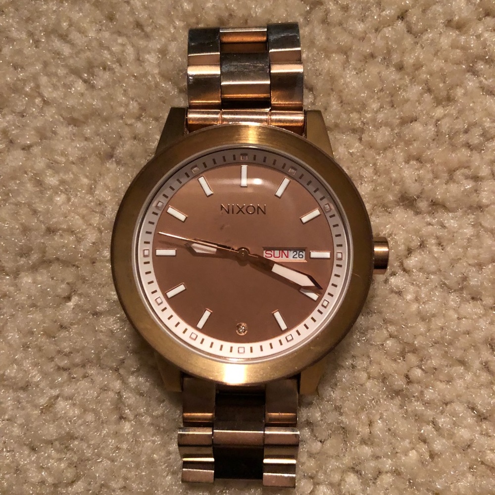 Nixon Rose Gold Watch